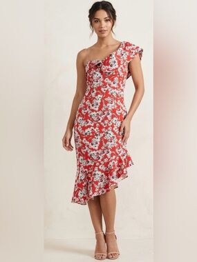 alexia admor olivia draped one-shoulder sheath dress NEW Alexia Admor Olivia Draped One-Shoulder DRESS $245 Size S NAVY NORDSTROM